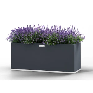 Stačiakampis plieninis vazonas 120cm x 40cm x 75cm